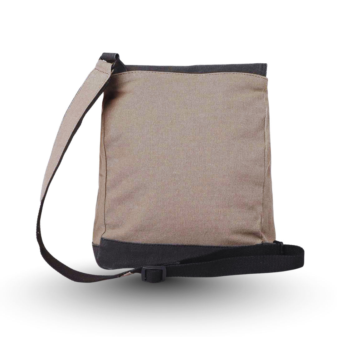 Upcycled Messenger Crossbody Bag 073